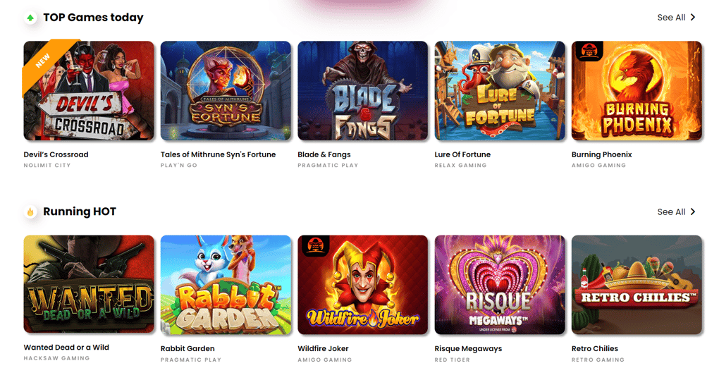 Betplay.io Games for Crypto Casino 