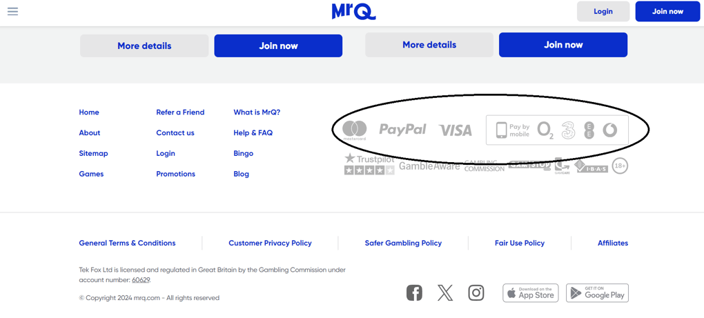 Icons of PayPal and direct bank transfers.