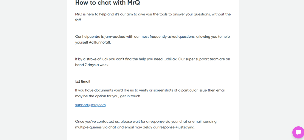 How to live chat