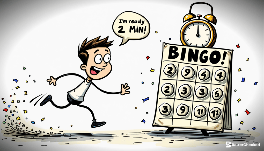 A SIMPLE DRAWING SHOWING THE PROCESS OF JOINING A 1V1 TOURNAMENT, WITH A PLAYER RUSHING TO JOIN IN A FUNNY WAY