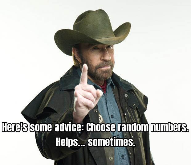 Bingo player sharing tips in chat with "Knowledge is Power" caption