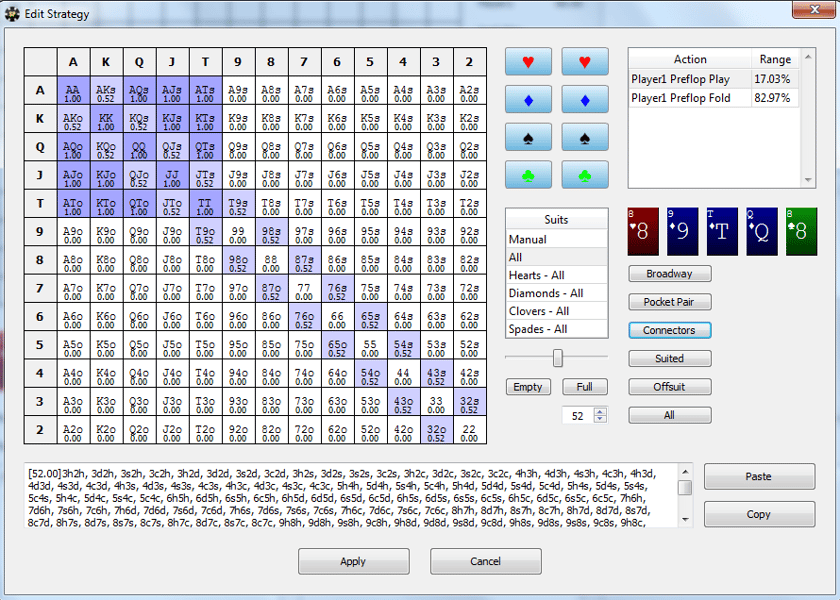 simple postflop screenshot